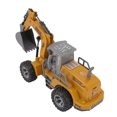 LioMaxi 4 K 1:32 Ferngesteuerter Bagger Spielzeug, mit Blinklichtern, kabellose Fernbedienung, Digger Traktor für Kinder, für Geschenke für Kinder ab 3 4 5 6 7 Jahren