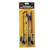 3-Pc Specialty Blow-Gun Set with Scraper, 90 Degree Angle and Blind Hole Blow Guns, Stainless Steel and Aluminum ¼” NPT Air Compressor Tool Kit