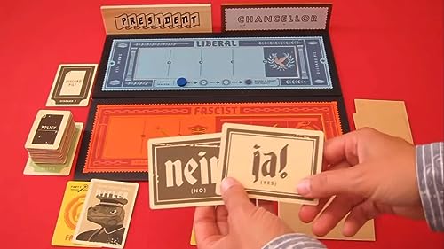 Image of DUNGRANI ENTERPRISE Party Card Games Collection Adult Family Trivia Conversation Music Challenge Strategy Travel Game Night Fun for Friends Couples Kids (Secret Hittler)