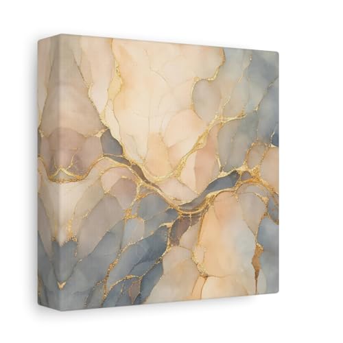 Toile marbre abstrait or doux habillez vos petits murs vides avec élégance