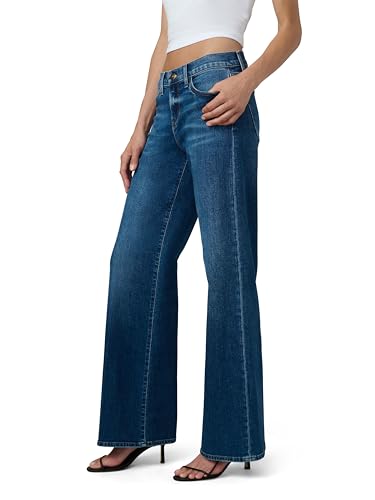 Joe's Women's Lou Low Rise Wide Leg Jeans2