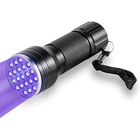Linterna Ultravioleta Antorcha UV, 21 LED Cover