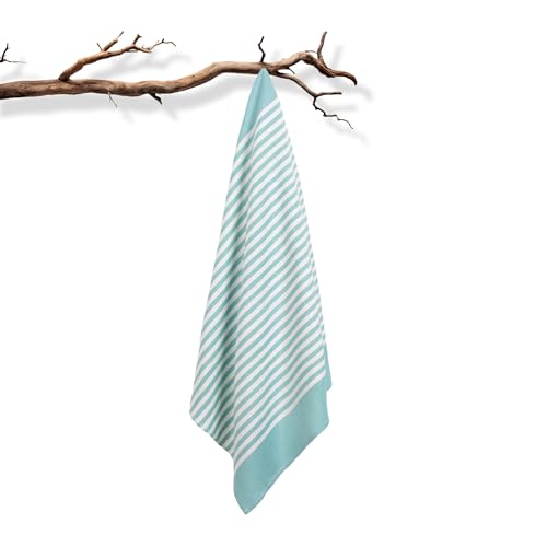 Image of Mush Grab & Go Bamboo Travel Towel | 100% Bamboo Bath Towel for Beach, Hiking & Gym Towel for Men Workout | Compact Towels with Travel Bag | 60x120 cms, 250GSM Quick Dry & Featherlight | Aqua