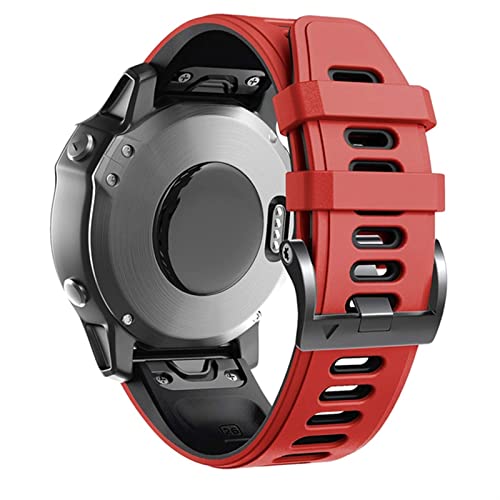 Correa de silicona para Garmin Fenix con cierre seguro para evitar caídas 5