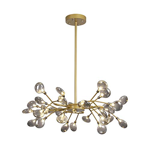 Chandelier LED suspendu pour vos réceptions et repas conviviaux dans une salle à manger moderne