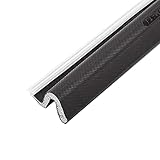 Kerf Weather Seal Stripping 3 PCS 84 inch (Total 21Ft) Kerf Door Seal Resilient PU Foam Door Weatherstrip Seal for Various Doors with Slot.(Brown)