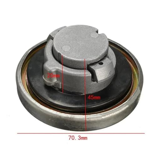 Bouchon de réservoir d'essence en aluminium avec 2 clés pour moto Rebel et Shadow