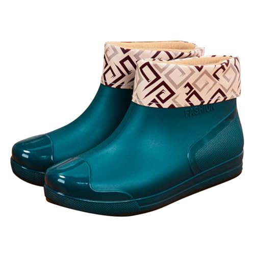 Bottes de pluie femme caoutchouc léger bottines de jardin imperméables
