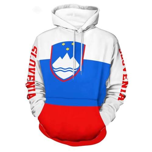 Sweat à capuche drapeau Slovénie pour vos sorties urbaines