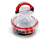 STKR Concepts ILLUMiDOME Mini Waterproof Lantern, Red/ Black