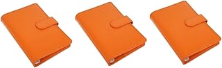 BESTOYARD 3 Pçs Caso De Contabilidade Fichário Notebook Bloco De Notas De Couro Pu Bloco De Notas Escudo Do Plutônio Bloco De Notas De Couro Pasta Pasta De Couro Pasta Cinza Bolsa Adesivo