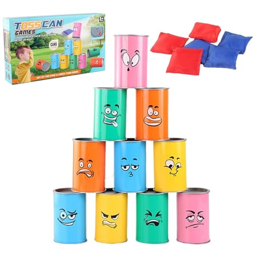 Jeu de lancer de canettes pour animer vos fêtes de jardin en famille