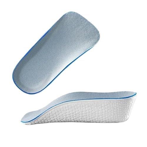Plantillas de espuma suave de alta calidad que aumentan la altura/elásticas, transpirables, invisibles, absorción de golpes, almohadillas para levantar el talón (1,5 cm)