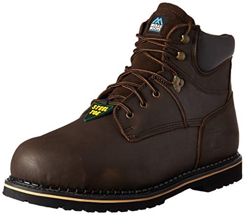 John Deere Men's Mcrae Ankle Boot, Brown/Brown3, 8 W US