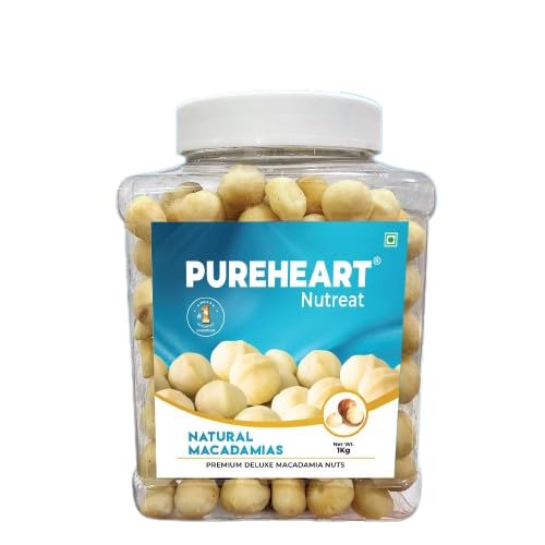 Pureheart Natural Macadamia Premium Australian Macadamia Nuts, Rich