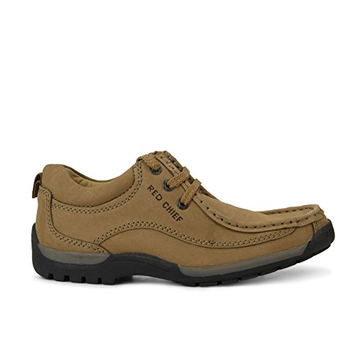 Image of Red Chief Genuine PDM Leather Casual Shoes for Men | Lace-Up Shoes for Men| RC2104