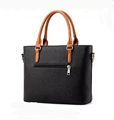 Image of women's pu leather handbag shoulder bag hand held bag with long strap queen collection simple sober and stylish (HB5)