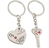 Deux moitiés font un tout - gardez toujours un souvenir de votre amour sur vous. Un grand cadeau pour les premiers amours, vous ne serez jamais vraiment séparé.