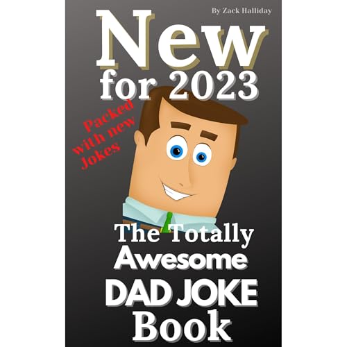 The Totally Awesome Dad Joke Book Audiolibro Por Zack Halliday arte de portada