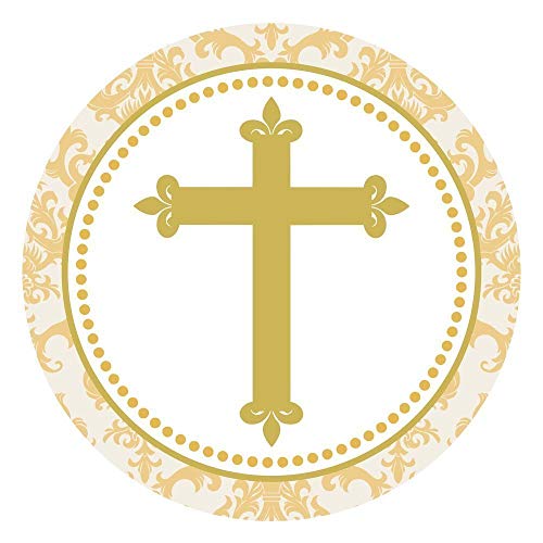 gold baptism cross
