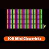 PartySticks Mini Glow Sticks 200 Pack Glow-in-the-Dark Small, for Easter Eggs, 5 Colors, Neon Light Sticks Bulk Party Favors, Easter Basket Stuffer Party Pack, Weddings Classroom Decorations Prizes #3