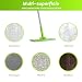 EasyGleam Cubo y Mopa Fregona - Mopa Microfibra, Mango de Acero Inoxidable,...