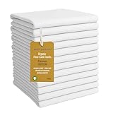 WHITEWRAP Flour Sack Towels| Tea Towel f...