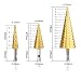 GOXAWEE Paso Brocas Escalonadas & HSS M35 Cobalto Brocas Helicoidales & Titanio...