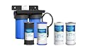 Waterdrop 2 Stage Whole House Water Filter System, with Reduce Iron & Manganese Filter, Bundle