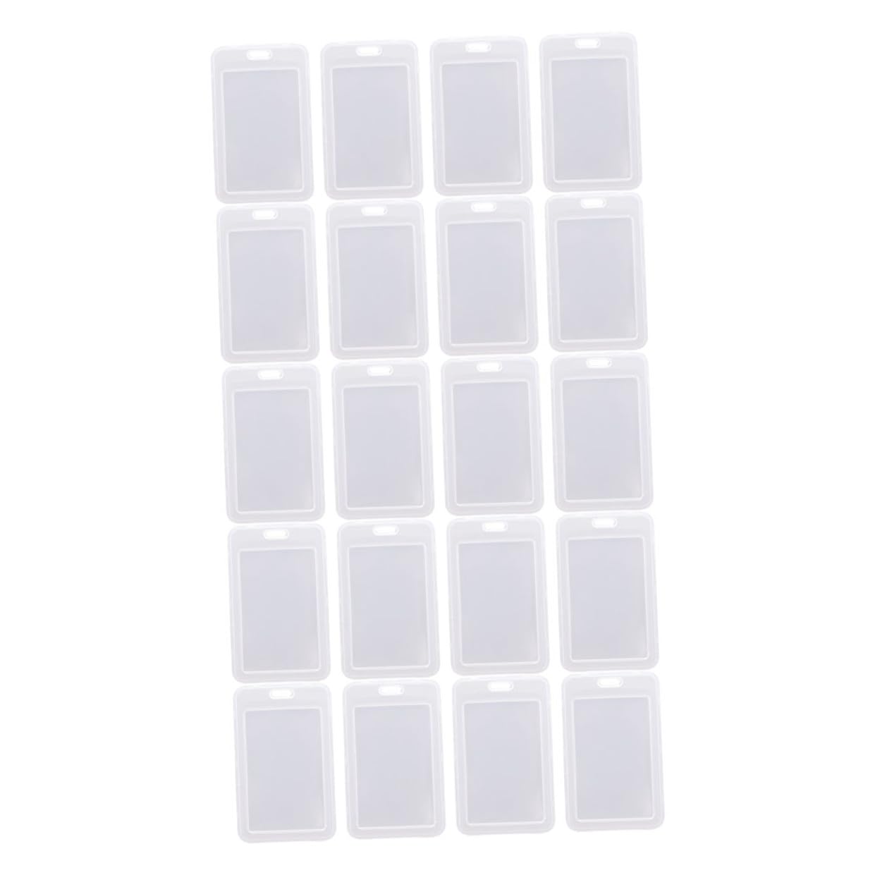 Fundas protectoras de plástico blanco con diseño creativo para proteger tus tarjetas 8