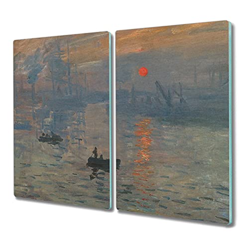 Planche de protection pour plaques induction rayées verre Monet - 2