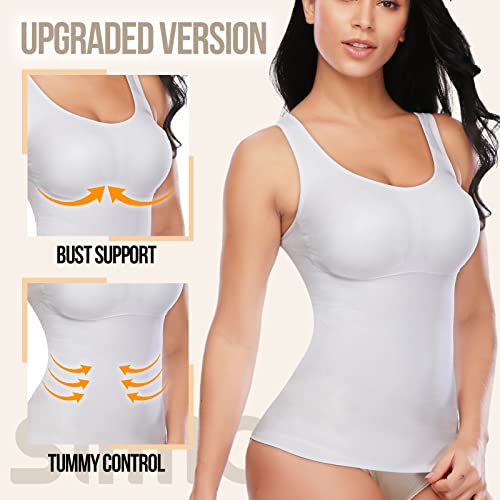 Recopilación de Camisetas moldeadoras para Mujer Top 5. 23 Camisetas moldeadoras para Mujer marca SLIMBELLE (2)