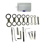 LIXSAZSE Saxophon Pflegeset mit Polsterreparaturwerkzeug für Alt, Sopran und Tenorsaxophone, inklusive Klappenabdeckungen und Saxophon Reinigungsset (Musiker vertrauen diesem Set).