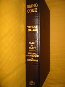 Hardcover Idaho Code Book