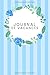 Produktbild Journal de vacances: Journal en pointillés comme compagnon de voyage pour tous les globe-trotters & routards | Design: Fleurs bleues à l'aquarelle