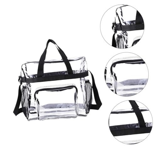 1pc Large Capacity Transparent Beach Bag Lightweight Tote for Travel Vacation and Everyday Use for Toys Towels Clothes and Swim Accessories4