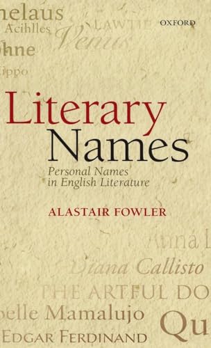 Literary Names: Personal Names In English Literature