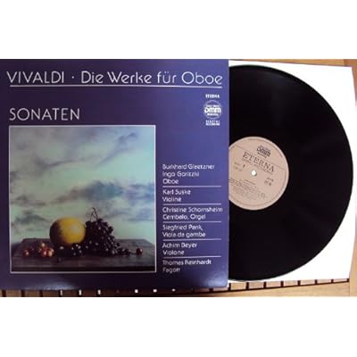 Die Werke fuer Oboe - Sonaten. Karl Suske, Glaetzner, Goritzki, Schonrsheim, Pank, Beyer, Reinhardt. DMM Stereo
