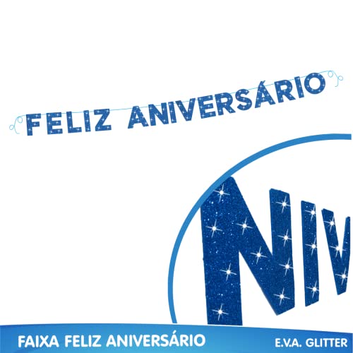 Festa Patrulha Canina Kit Aniversário Fácil em EVA com 39 Peças