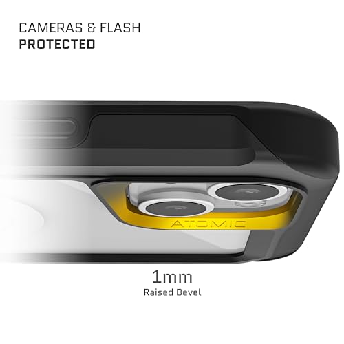 Coque iPhone 15 Plus MagSafe Ghostek Atomic Slim antichoc en alu noir - 3