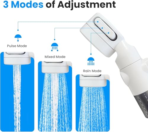 Pompe de douche portable à haut débit pour lavage auto et animaux