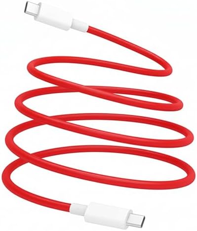 AINE SuperVOOC 120W USB C Fast Charger Cable compatible with OnePlus 12 11 10R 10T 9 Pro Nord Series – Type-C To C Power Delivery Cord– Original High-Speed Charging