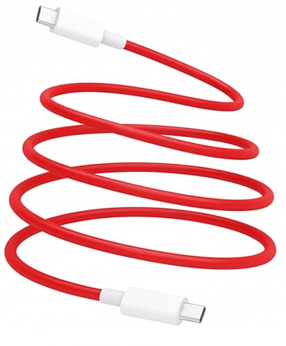 Image of AINE 100W Type-C Charging Cable - Compatible with OnePlus 12 12R 11 10T 10R 9 Pro 8 7T Pro Nord CE & More - USB-C To C - Original High-Speed Charging