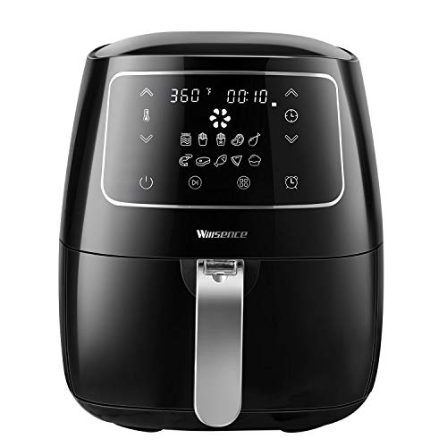 Air Fryer XL, Willsence Air Fryers 3.7-Quart 10-in-1 Intelligent Electric Oilless Hot Air-Fryer, Cooker with Cookbook and 50 Online Recipes, Touch Screen Control, Dishwasher Safe, Metal Inner Housing
