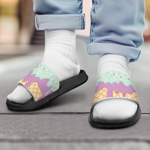 Image of Slides for Boys Girls Quick Drying Kids Slides Sandals Non-Slip