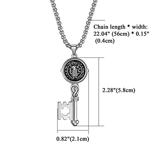 Collar San Benito y Cruz para Hombre y Mujer