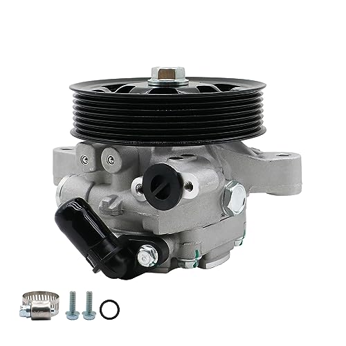Image of 21-5456 Power Steering Pump with Pulley Fits for Honda Civic 1.8L 2006-2011, OE-Quality Power Assist Pump, Replace OE 55-5822 56110-RNA-A01 36-215668