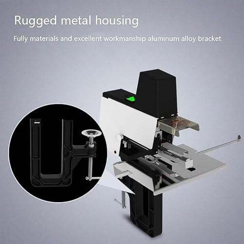 Engrapadora con cabezal único y pedal integrado 3
