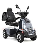 Ecomobi All-Terrain Heavy Duty Mobility Scooter for Seniors & Adults - 1000W Motor, 550 lb Capacity, 32 Miles Range, Full Suspension, 13' Pneumatic Tires, 9 MPH, FDA Cleared