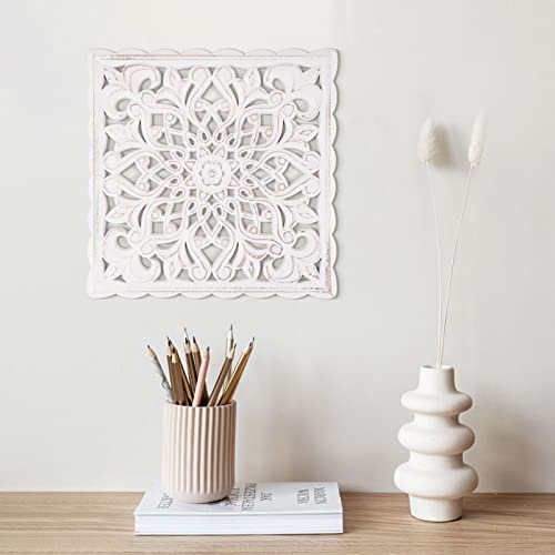 Kvintes Wall Décor Art, Carved Wooden Wall Panel Hanging Decor thumb #4